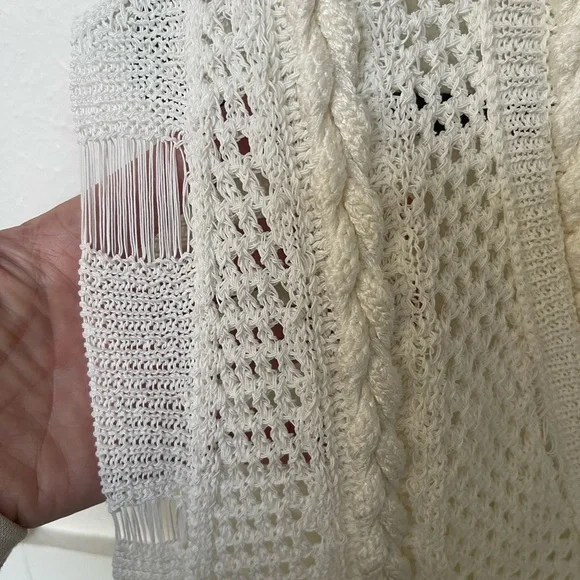 rag & bone XS Distressed Sleeveless Sweater - Picture 7 of 7